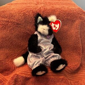 Ty Beanie Babies - Purrcy the Cat - Retired 1993 plush toy w/tags